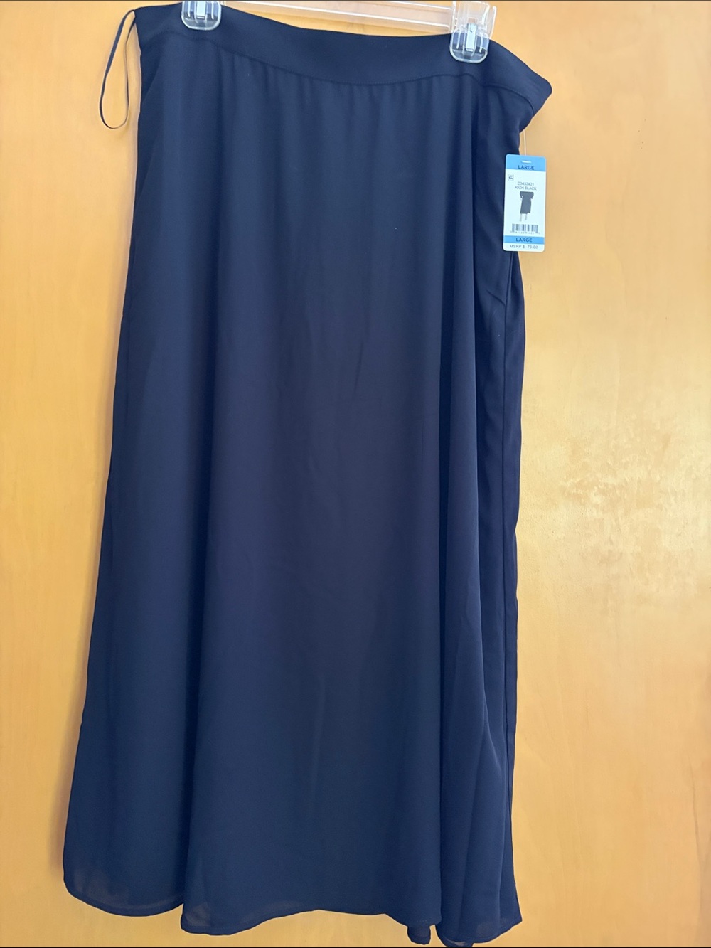 Vince Camuto Black Maxi Skirt - Flowing A-Line Silhouette